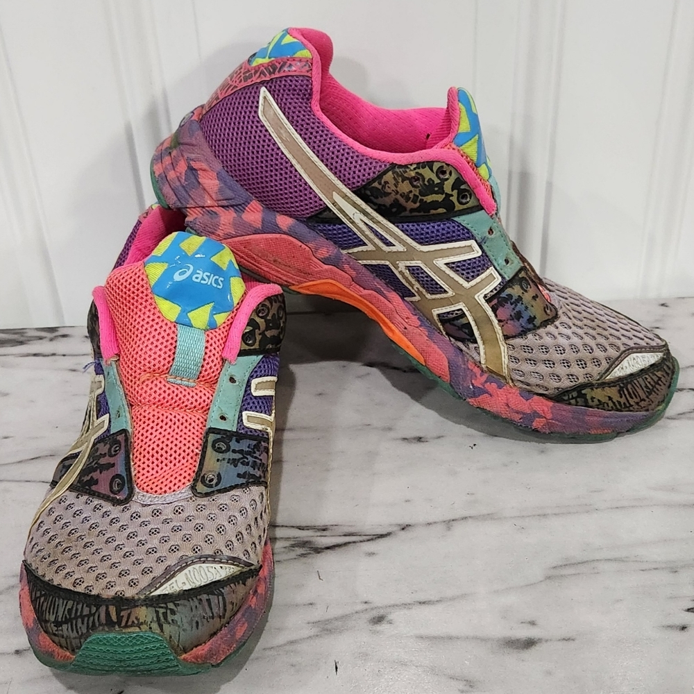 Asics Gel-Noosa Tri 8 Athletic Training Shoe Womens Size 7.5 T356N Purpl…